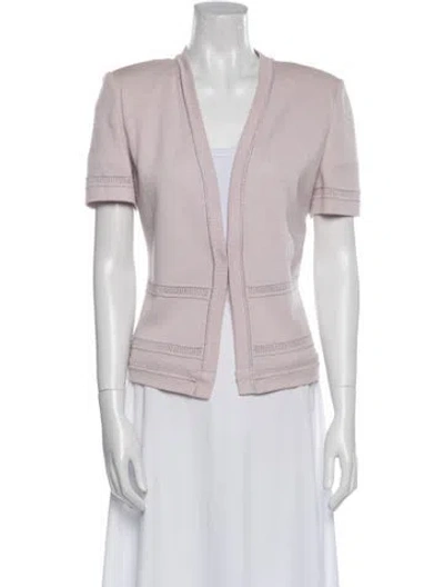 Pre-owned St John Bolero In Purple