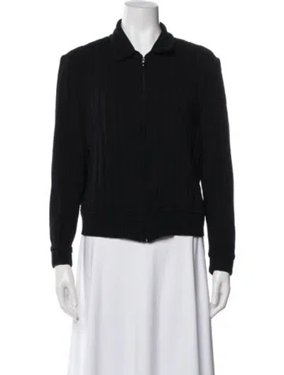 Pre-owned St John Bomber Jacket In Black