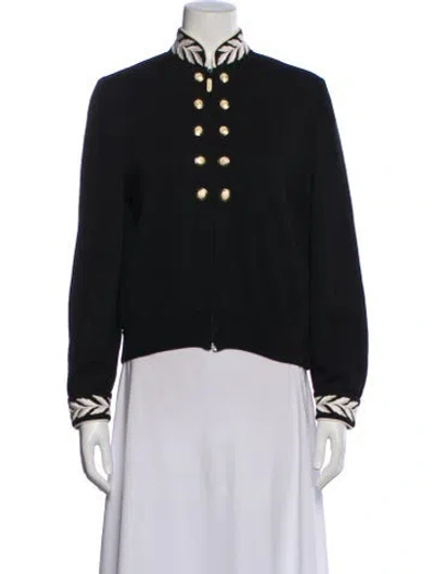 Pre-owned St John Bomber Jacket In Black