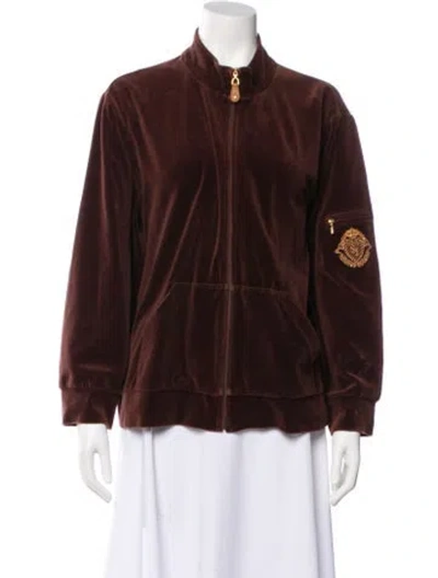Pre-owned St John Bomber Jacket In Brown