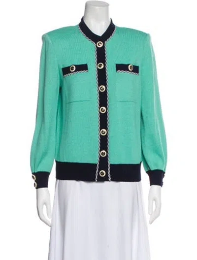 Pre-owned St John Bomber Jacket In Green