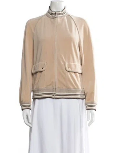 Pre-owned St John Bomber Jacket In Neutral