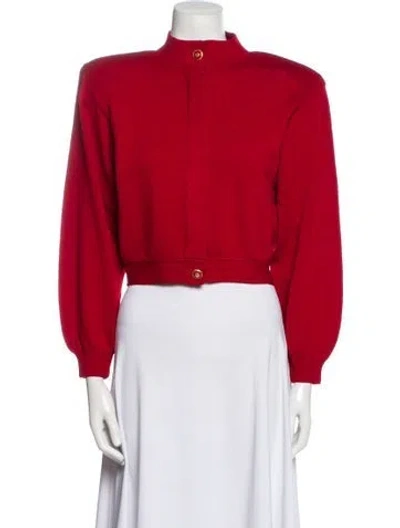 Pre-owned St John Bomber Jacket In Red