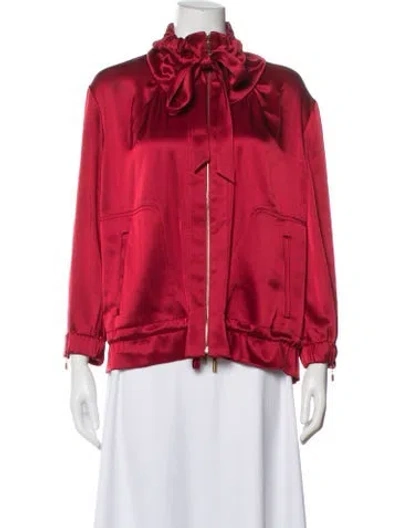 Pre-owned St John Bomber Jacket In Red