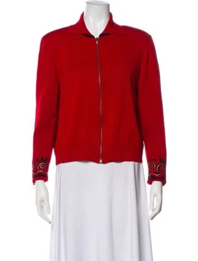 Pre-owned St John Bomber Jacket In Red