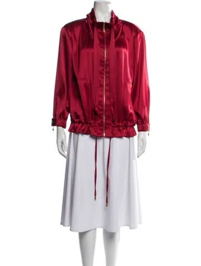 Pre-owned St John Bomber Jacket In Red
