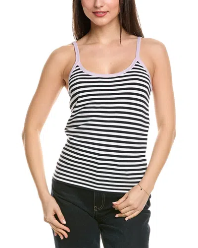 ST JOHN BRETON STRIPE KNIT SWEATER