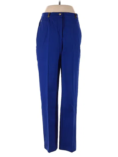Pre-owned St. John By Marie Gray Dress Pants In Blue