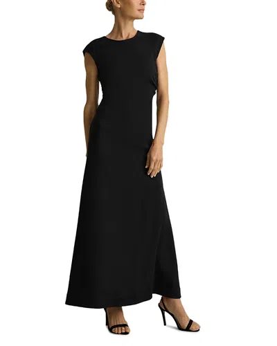 St John Cap Sleeve Maxi Dress In Multi