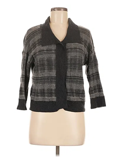 Pre-owned St John Cardigan Sweater In Black