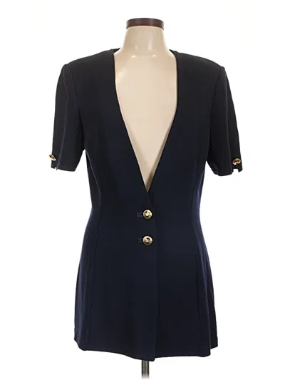 Pre-owned St John Cardigan Sweater In Black