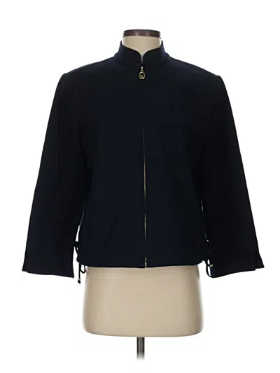 Pre-owned St John Cardigan Sweater In Black