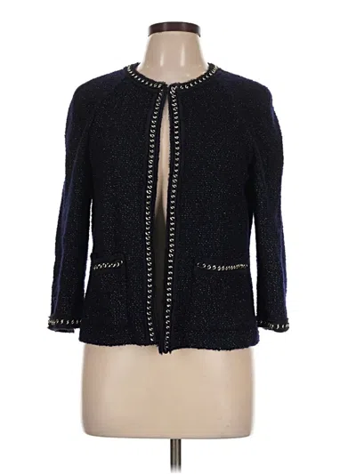 Pre-owned St John Cardigan Sweater In Black