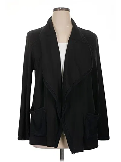 Pre-owned St John Cardigan Sweater In Black