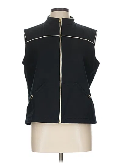 Pre-owned St John Cardigan Sweater In Black