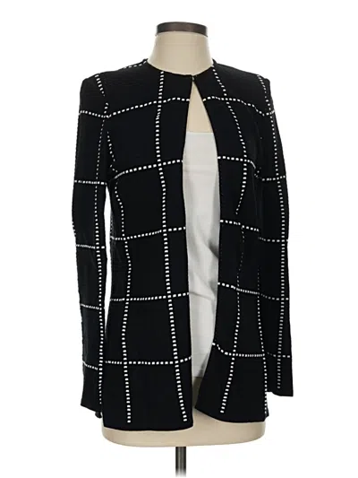 Pre-owned St John Cardigan Sweater In Black