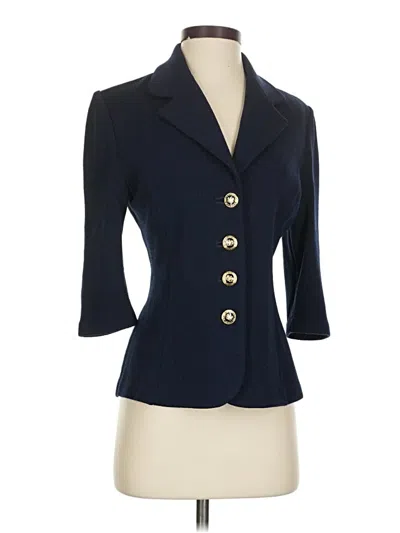 Pre-owned St John Cardigan Sweater In Blue