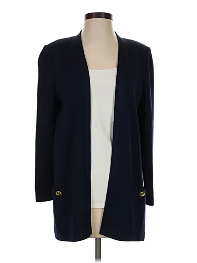 Pre-owned St John Cardigan Sweater In Blue