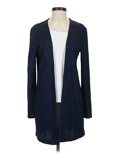 Pre-owned St John Cardigan Sweater In Blue