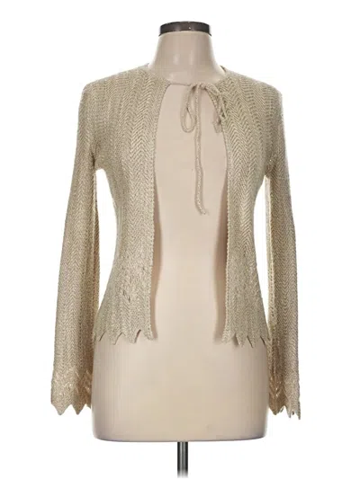 Pre-owned St John Cardigan Sweater In Brown