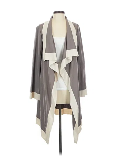 Pre-owned St John Cardigan Sweater In Gray