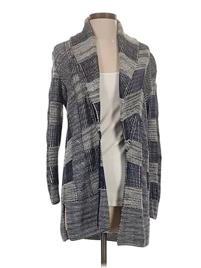 Pre-owned St John Cardigan Sweater In Gray
