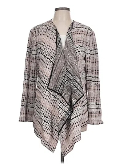 Pre-owned St John Cardigan Sweater In Gray