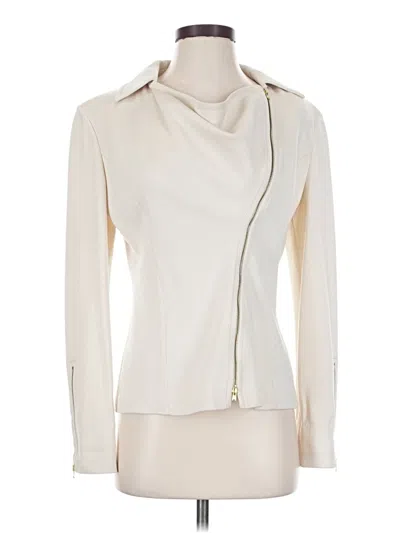 Pre-owned St John Cardigan Sweater In Ivory