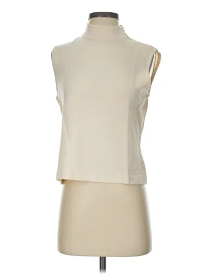 Pre-owned St John Cardigan Sweater In Ivory