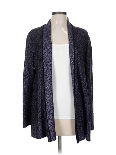 Pre-owned St John Cardigan Sweater In Purple