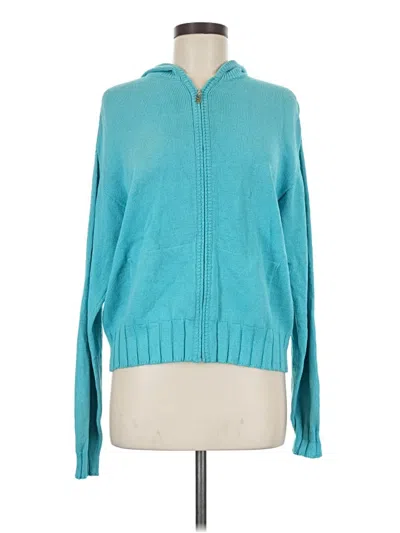 Pre-owned St John Cardigan Sweater In Teal