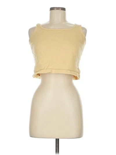 Pre-owned St John Cardigan Sweater In Yellow