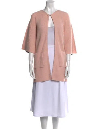 Pre-owned St John Cashmere Crew Neck Sweater In Multi