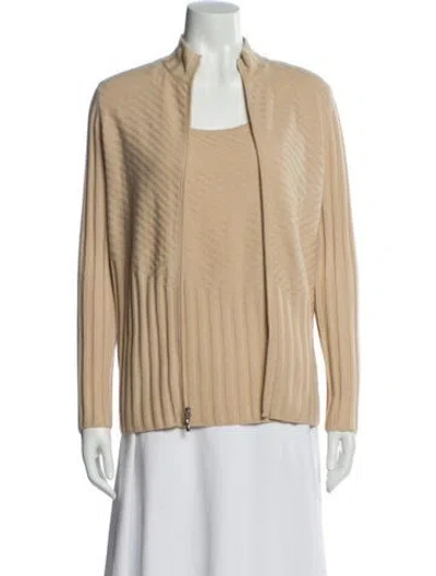 Pre-owned St John Cashmere Set In Neutral