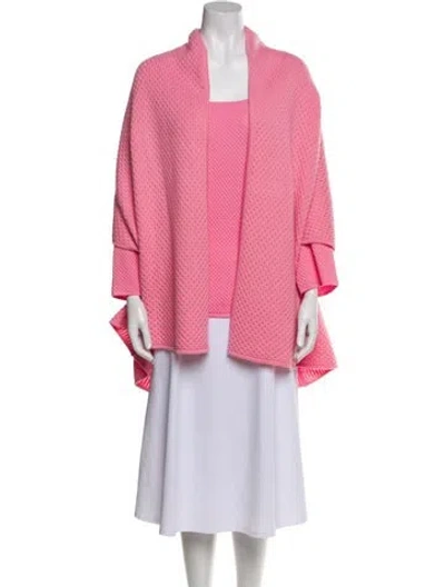 Pre-owned St John Cashmere Set In Pink