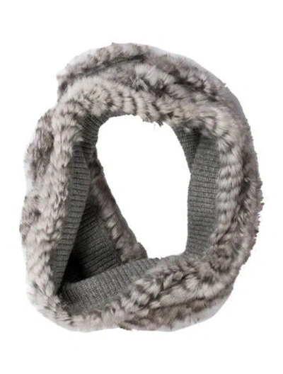 Pre-owned St John Cashmere Snood In Gray