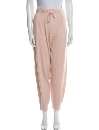 Pre-owned St John Cashmere Sweatpants In Pink