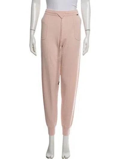 Pre-owned St John Cashmere Sweatpants In Pink