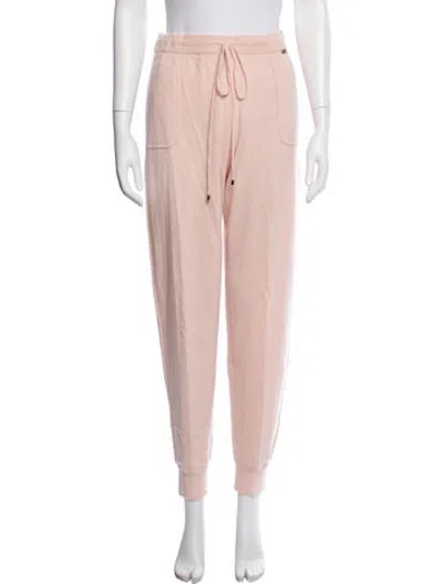 Pre-owned St John Cashmere Sweatpants In Pink