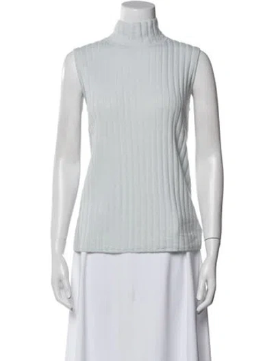 Pre-owned St John Cashmere Turtleneck Sweater In Multi