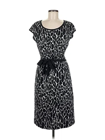 Pre-owned St John Casual Dress In Black