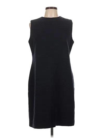 Pre-owned St John Casual Dress In Black