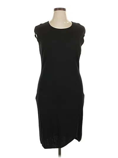 Pre-owned St John Casual Dress In Black