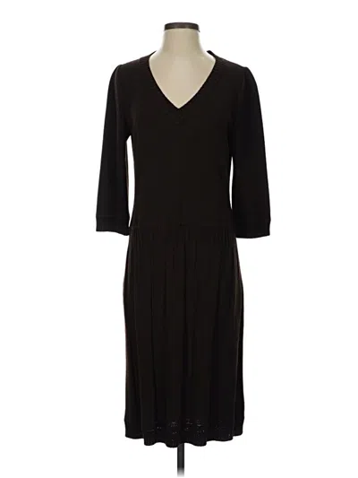 Pre-owned St John Casual Dress In Black