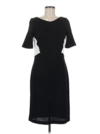 Pre-owned St John Casual Dress In Black