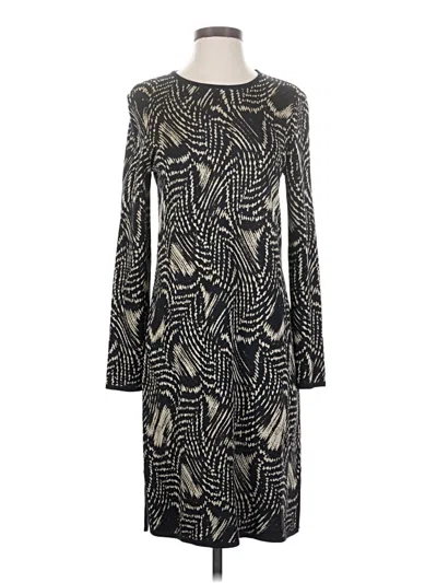 Pre-owned St John Casual Dress In Black