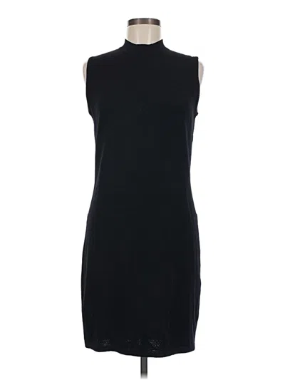 Pre-owned St John Casual Dress In Black