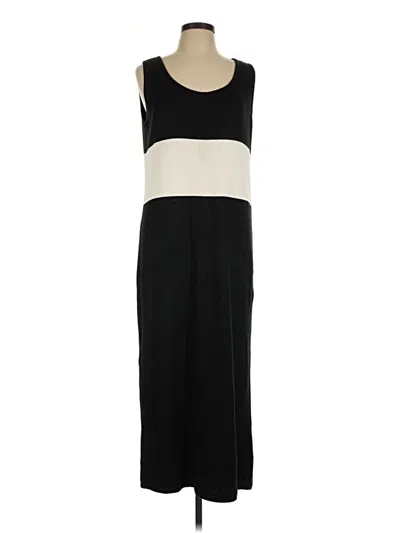 Pre-owned St John Casual Dress In Black