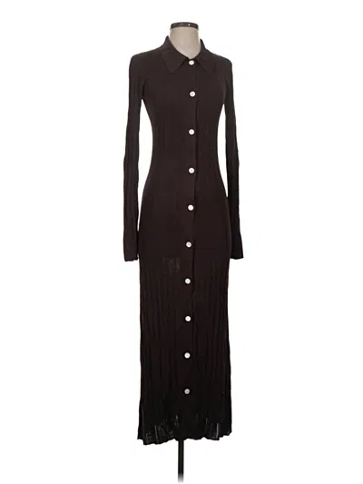 Pre-owned St John Casual Dress In Black