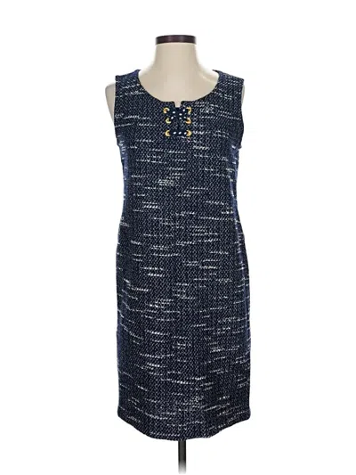 Pre-owned St John Casual Dress In Blue